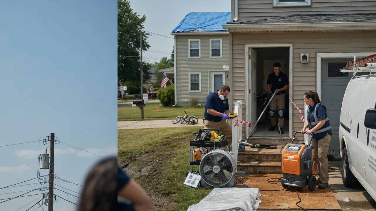 Water Damage Repair in New Lisbon, IN near me